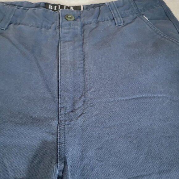 Billabong Men's Sz 30 Blue 100% Cotton Flat Front Pockets Bermuda Chino Shorts - Picture 2 of 10